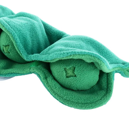 Green fleece blanket with a star pattern on a white background