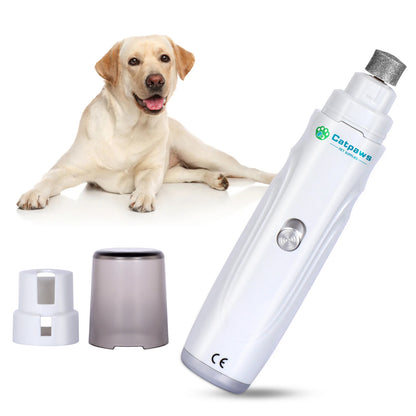 Pet grooming tool with a dog on a white background