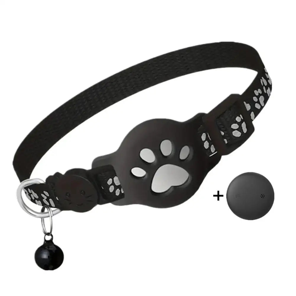 Close-up of waterproof GPS pet tracker build quality
